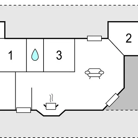 Three-bedroom In *